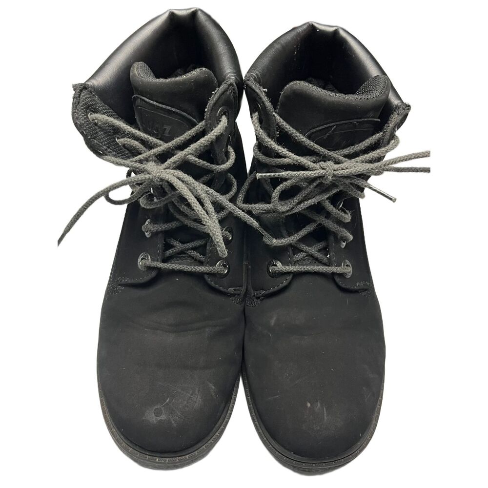 Lugz Brace Hi Women’s Size 7 Black Lace Up Chukka Ankle Boots WBRACHD-001